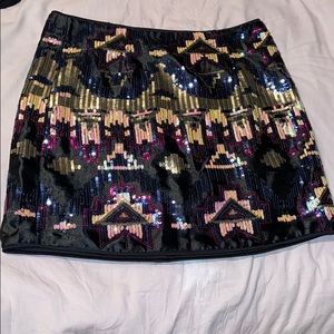 Forever 21 beaded mini skirt in size medium